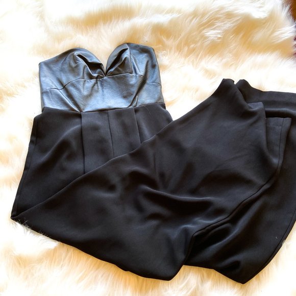 River Island Black Strapless Jumpsuit - Picture 5 of 5